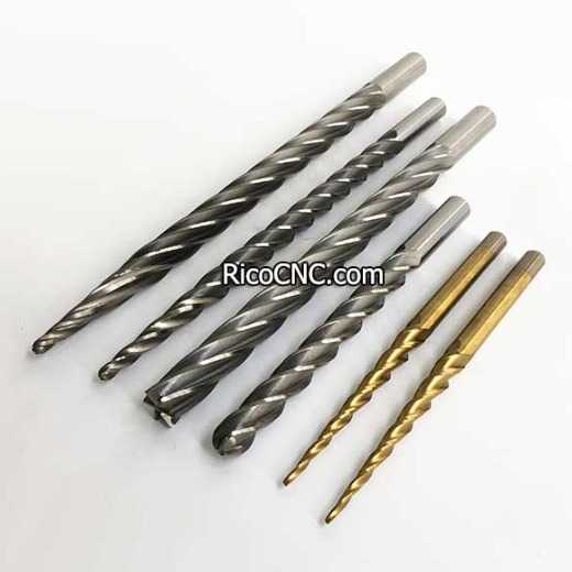 Long Foam Cutting Tools EPS foam Milling Router Bits cutters Ballnose Flat End and Conical