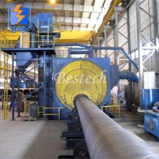 Steel Pipe Outer Surface Shot Blasting Machine