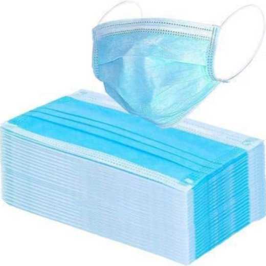 Disposable Face Masks 3-Ply with Comfortable Earloop  (3 Ply Face Mask - Standard)