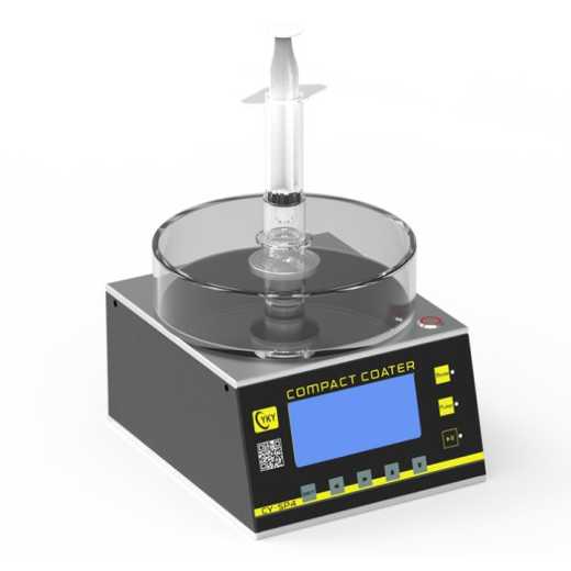 Small desktop spin coater for sol-gel method coating