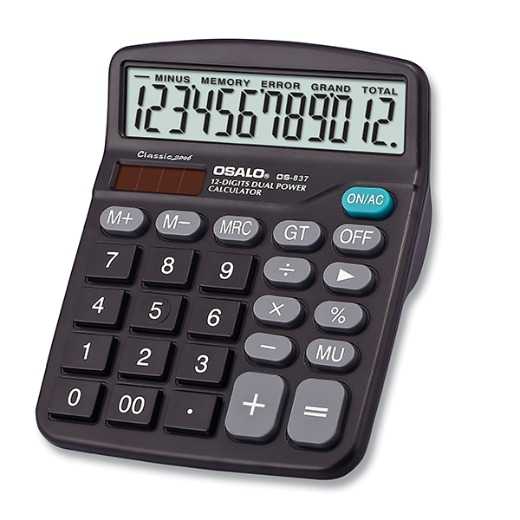 OSALO Hot selling Desktop 12 Digit Calculator Wholesale