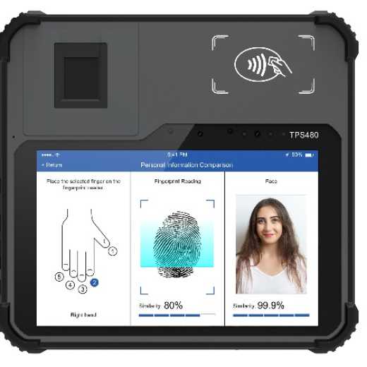 Biometric Attendance System Tablet