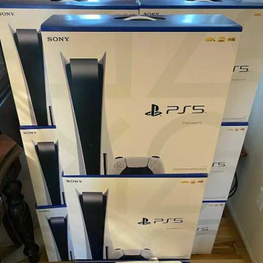 Sony PlayStation 5 Console 5 Disc 2 remotes  BRAND NEW