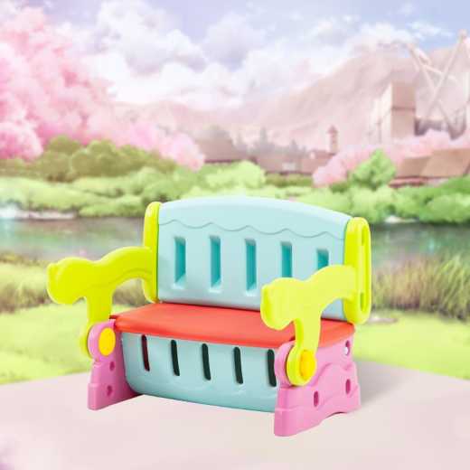Collapsible plastic chairs Children learn to use the kitchen table storage chair multi-functional household early education desk and chair