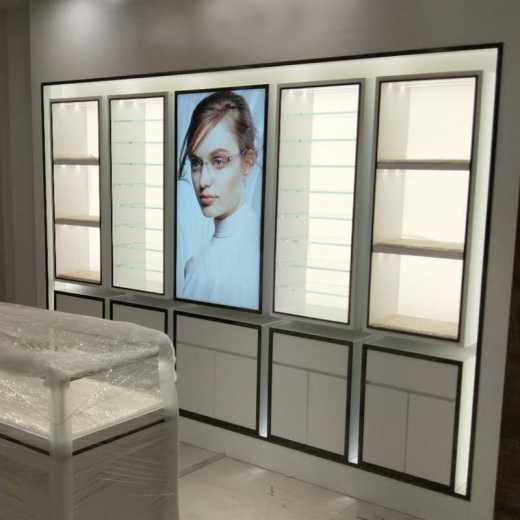 LiMing showroom products display cosmetics showroom
