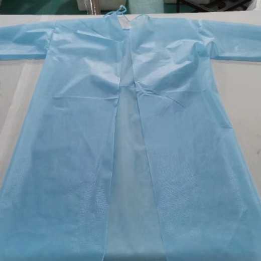 Fda PP nonwoven Disposable Isolation Civil Use Gown - China