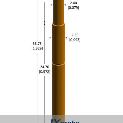 156mil Test Probe and Contact Receptacle