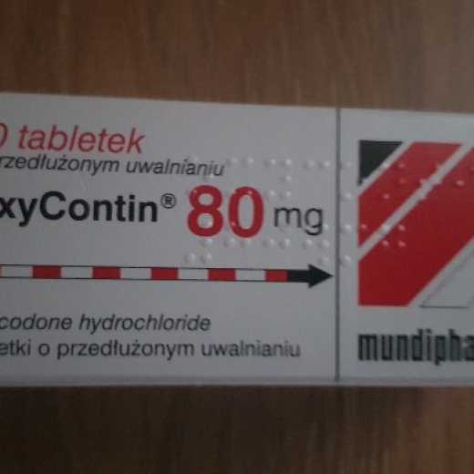 Diazepam 10 mg, Oxycontin 80 mg, Ritalin La 20 mg
