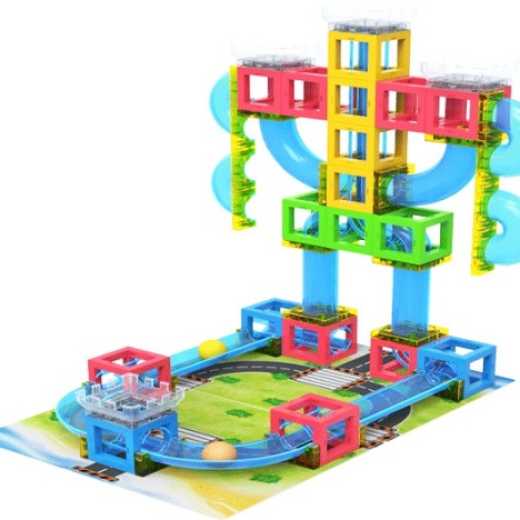 3D Magnetic Building Blocks Set with Runing ball