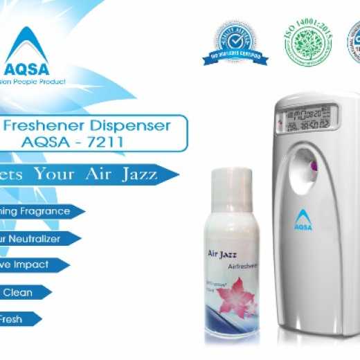 Air Freshener Dispenser 100ml (AQSA – 7211 LCD) 