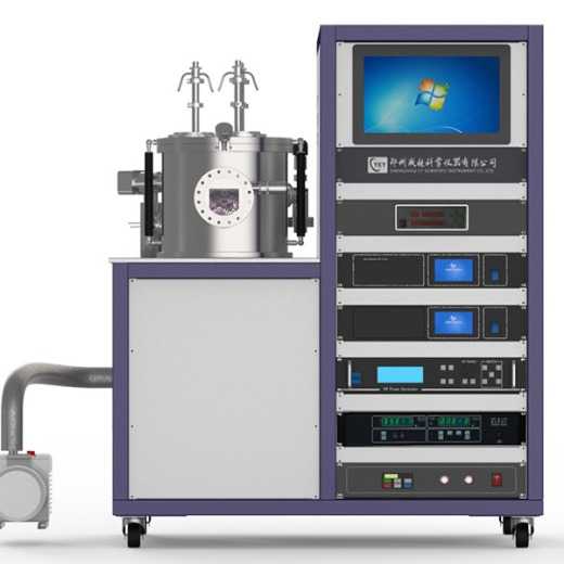 Three targets magnetron sputtering coater (500W DC&500W RF)