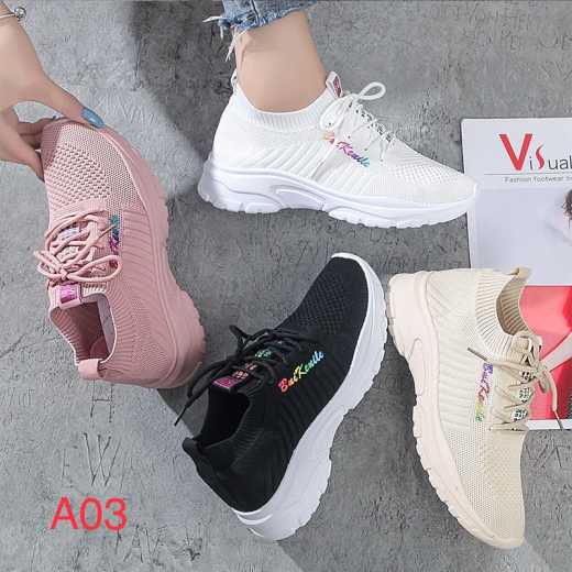 2020 summer new flying net surface versatile breathable light soft soles running casual sports shoes