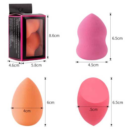 Cosmetic Puff Powder Puff Smooth Women's Makeup Foundation Sponge Beauty To Make Up Tools & Accessories Water-drop Shape