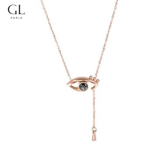 GL necklace ins simple clavicle chain