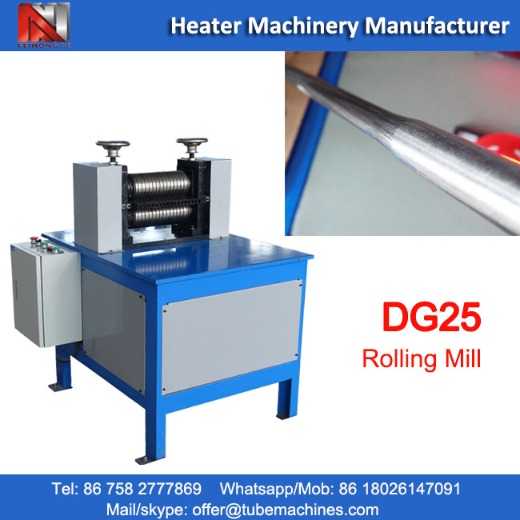 DG25 Rolling Mill for tubular heaters reducing