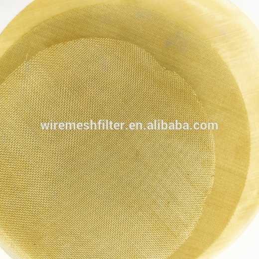 Disc vacuum filter 20 30 40 micron 50 60 100 mesh 20mm brass wire mesh discs