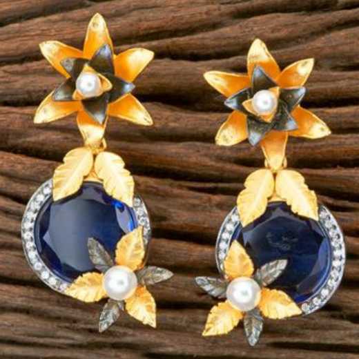 Classic Dangler Earrings with Gold Plating