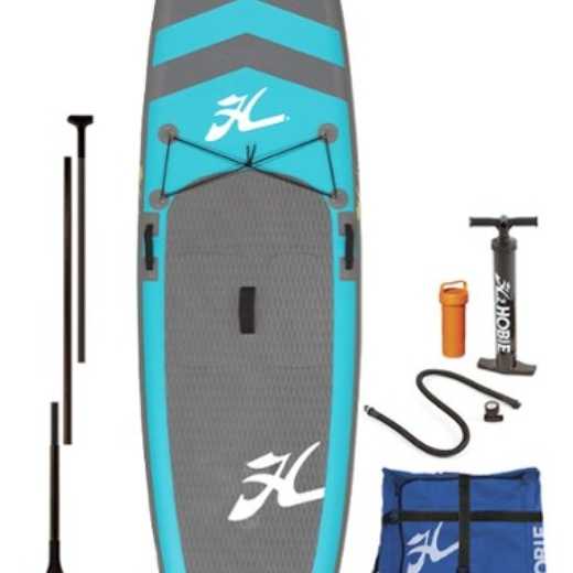 Hobie Adventure Inflatable Stand Up Paddle Board with Paddle - 10'6