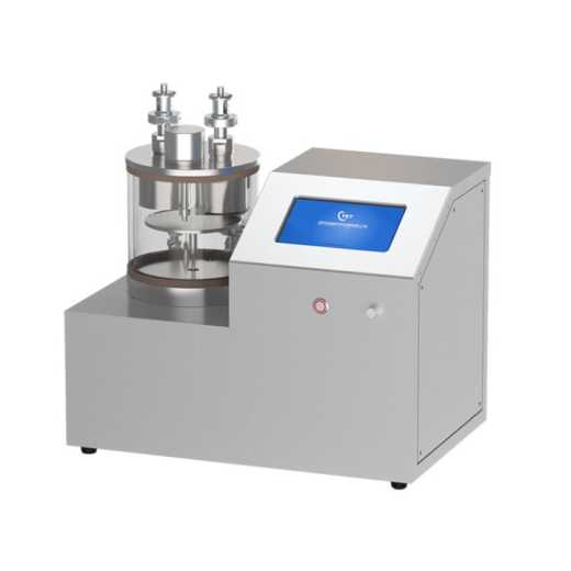 Dual sputter sources plasma sputtering coater with rotary sample stage