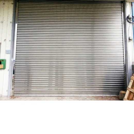 Garage Rolling Door - Stainless Steel