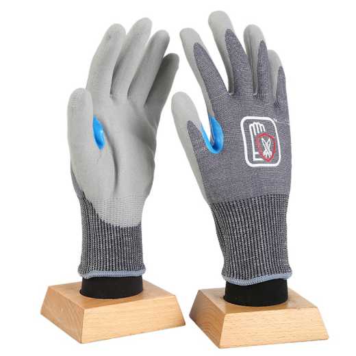 JDL high-end A3 anti-cutting latex frosted gloves, touch-screen safety, anti-cutting and anti-scratch, special protective gloves, strengthen the protection of the tiger mouth